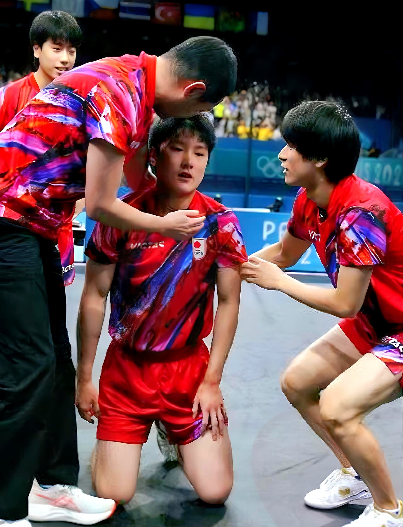 关于英国乒乓球队力克德国乒乓球队，张本智和完成帽子戏法的信息